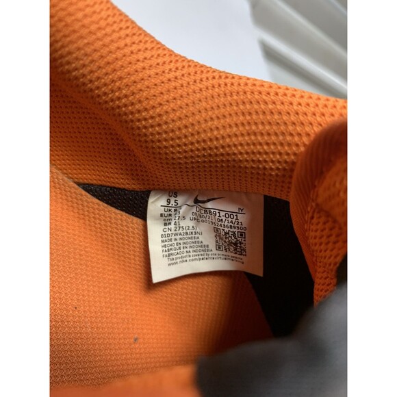 NIKE AIR FORCE 1 07 PREMIUM "HALLOWEEN 2021" BLACK-STARFISH SZ 9.5 [DC8891-001] - Picture 9 of 9